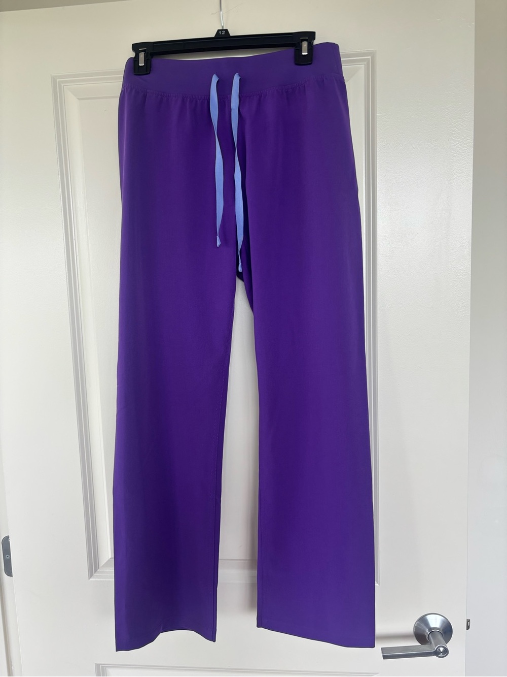 Figs Digital Grape High Waisted Livingston Scrub Pants